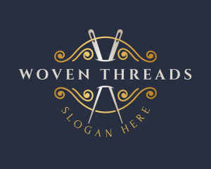 Thread Needle Tailoring logo design