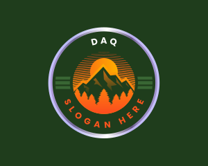 Mountain Trekking Outdoor Logo