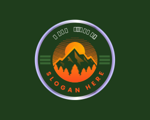 Campsite - Mountain Trekking Outdoor logo design