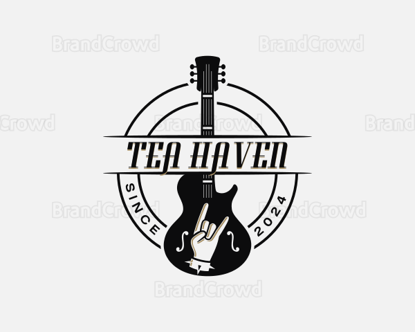 Guitar Rockstar Music Logo