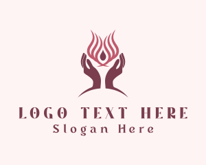 Therapy - Relaxing Hand Massage logo design