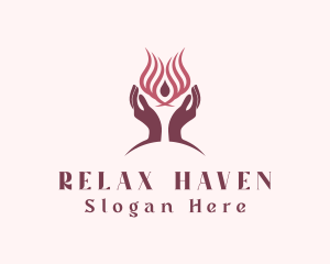 Relaxing Hand Massage logo design