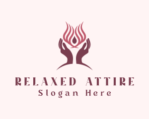 Relaxing Hand Massage logo design