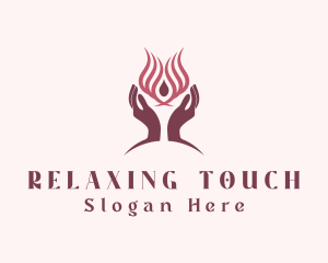 Massage - Relaxing Hand Massage logo design