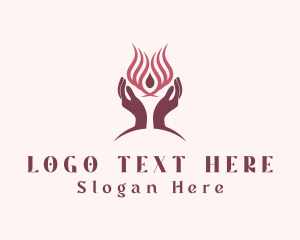 Massage - Relaxing Hand Massage logo design