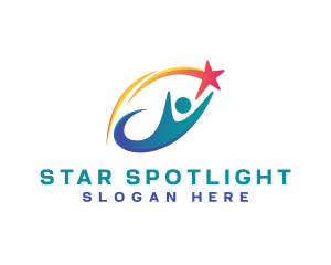 Leader Star Management logo design