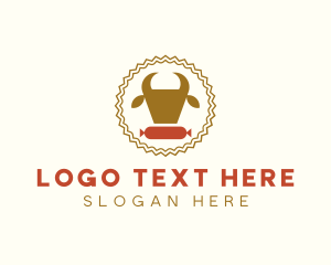 Cow Sausage Meat Logo