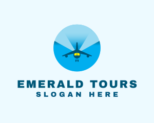 Travel Tour Plane logo design