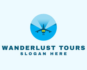 Travel Tour Plane logo design