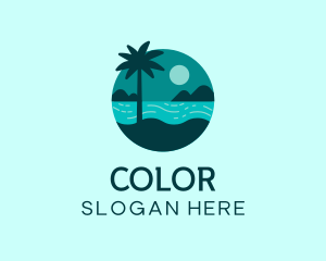 Tropical - Summer Beach Holiday logo design