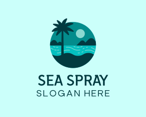 Summer Beach Holiday logo design