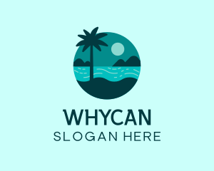 Vacation - Summer Beach Holiday logo design