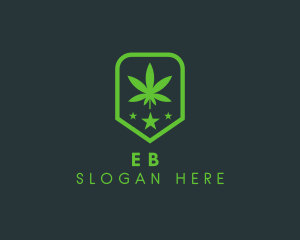 Organic - Marijuana Star Cannabis logo design