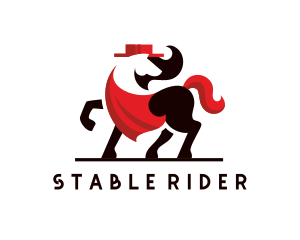 Horseman - Spanish Horse logo design