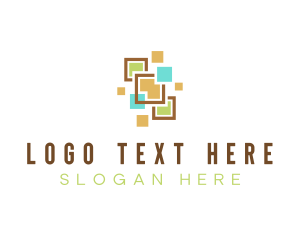 Abstract - Flooring Tile Concrete logo design