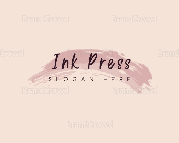 Brush Stroke Beauty Logo