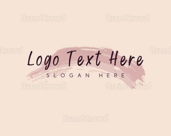 Brush Stroke Beauty Logo