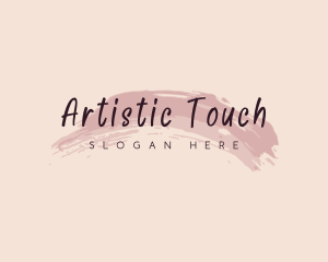 Brush Stroke Beauty logo design