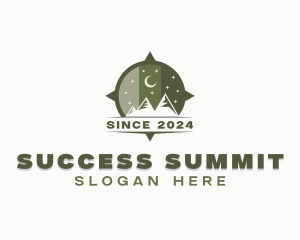 Outdoor Mountain Summit logo design