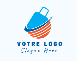 Locator - Travel Luggage Vacation logo design