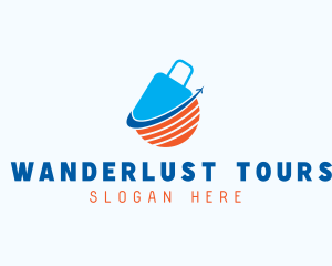 Travel Luggage Vacation logo design