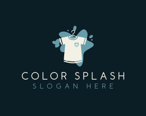 Shirt Cleaning Laundry logo design