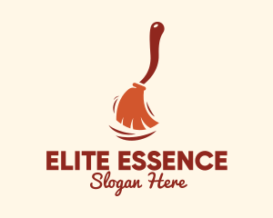 Cleaning Equipment - Sweeping Broomstick logo design