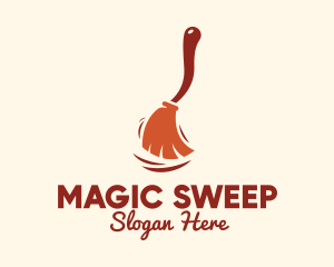 Sweeping Broomstick  logo design