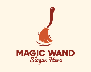 Sweeping Broomstick  logo design