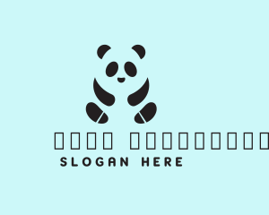 Mascot - Black Panda Footwear logo design