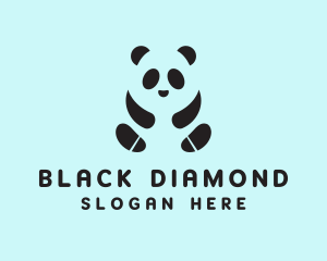 Black Panda Footwear logo design