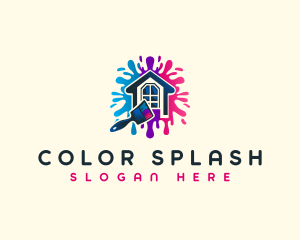 Paint Brush Renovation logo design