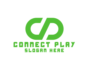 Multiplayer - Tech Gaming Chain Link logo design