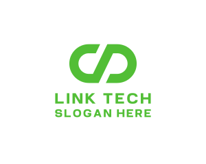 Tech Gaming Chain Link logo design