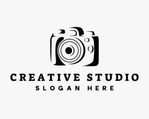 Camera Minimalist Studio logo design