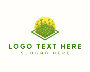 Sweet Corn - Corn Farm Crop logo design