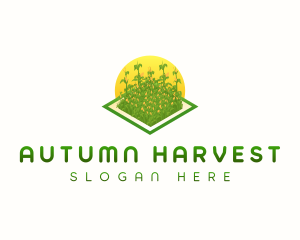 Corn Farm Crop logo design