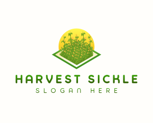 Corn Farm Crop logo design