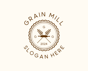 Grain Wheat Bakery logo design