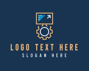 Cog - Computer Monitor Software logo design