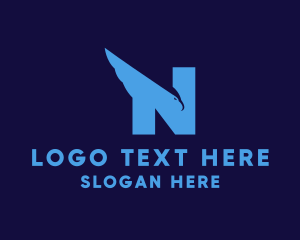 Eagle Letter N Logo