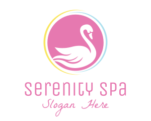 Spa - Swan Beauty Spa logo design