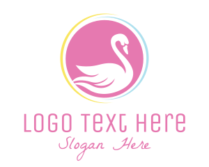 Silhouette - Swan Beauty Spa logo design