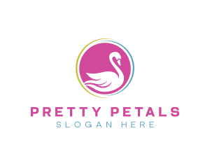 Girly - Swan Beauty Spa logo design