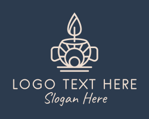 Spa Scented Candle  Logo