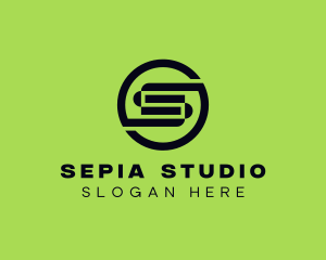 Studio Company Letter S logo design