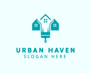 Subdivision - Residential Subdivision Paint logo design