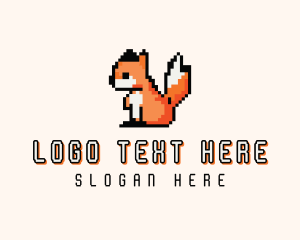 Pixelated - Arcade Fox Pixel logo design