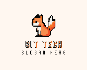 Arcade Fox Pixel logo design