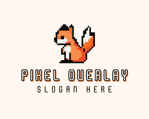 Arcade Fox Pixel logo design